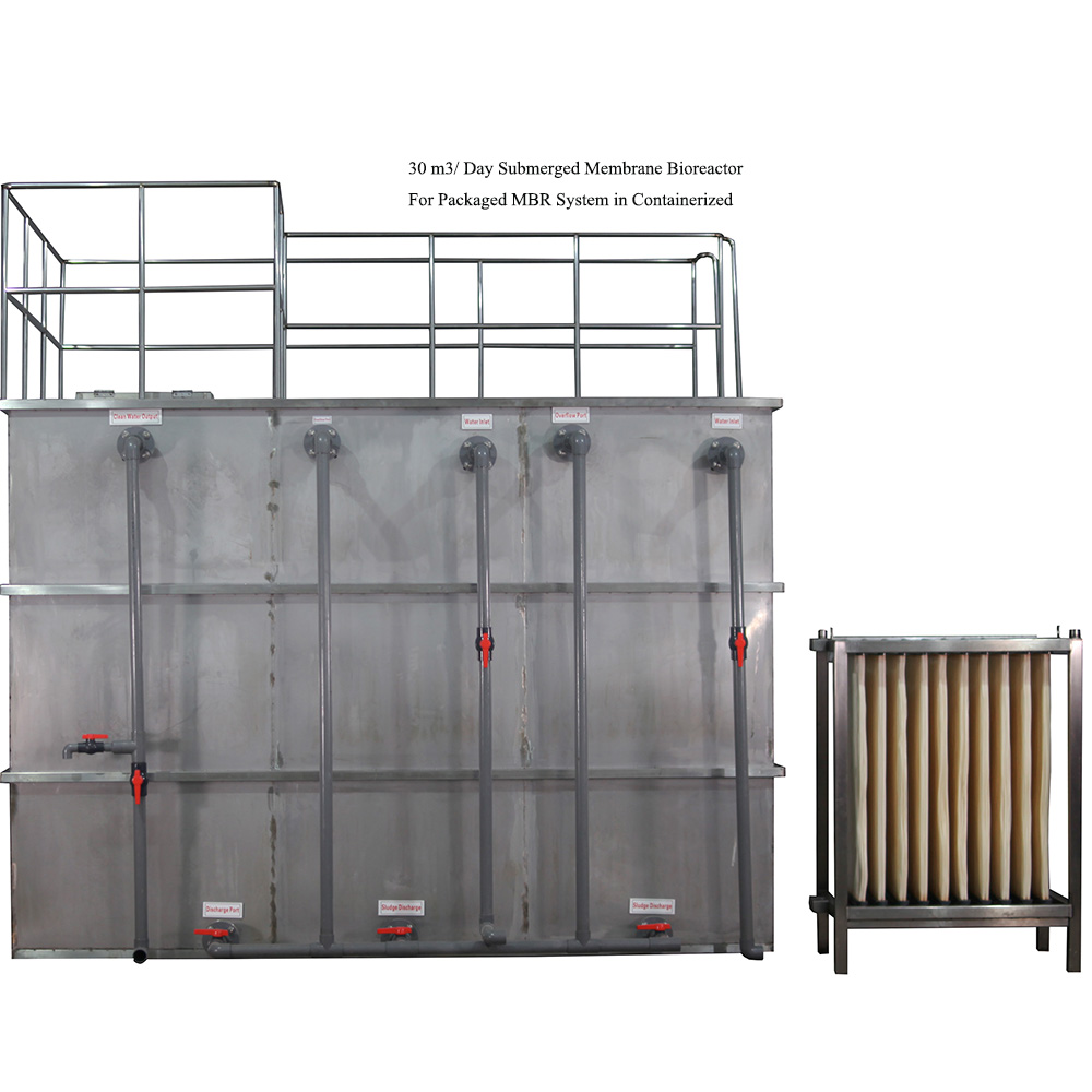 30KLD Submerged Membrane Bioreactor for packaged MBR System containerized