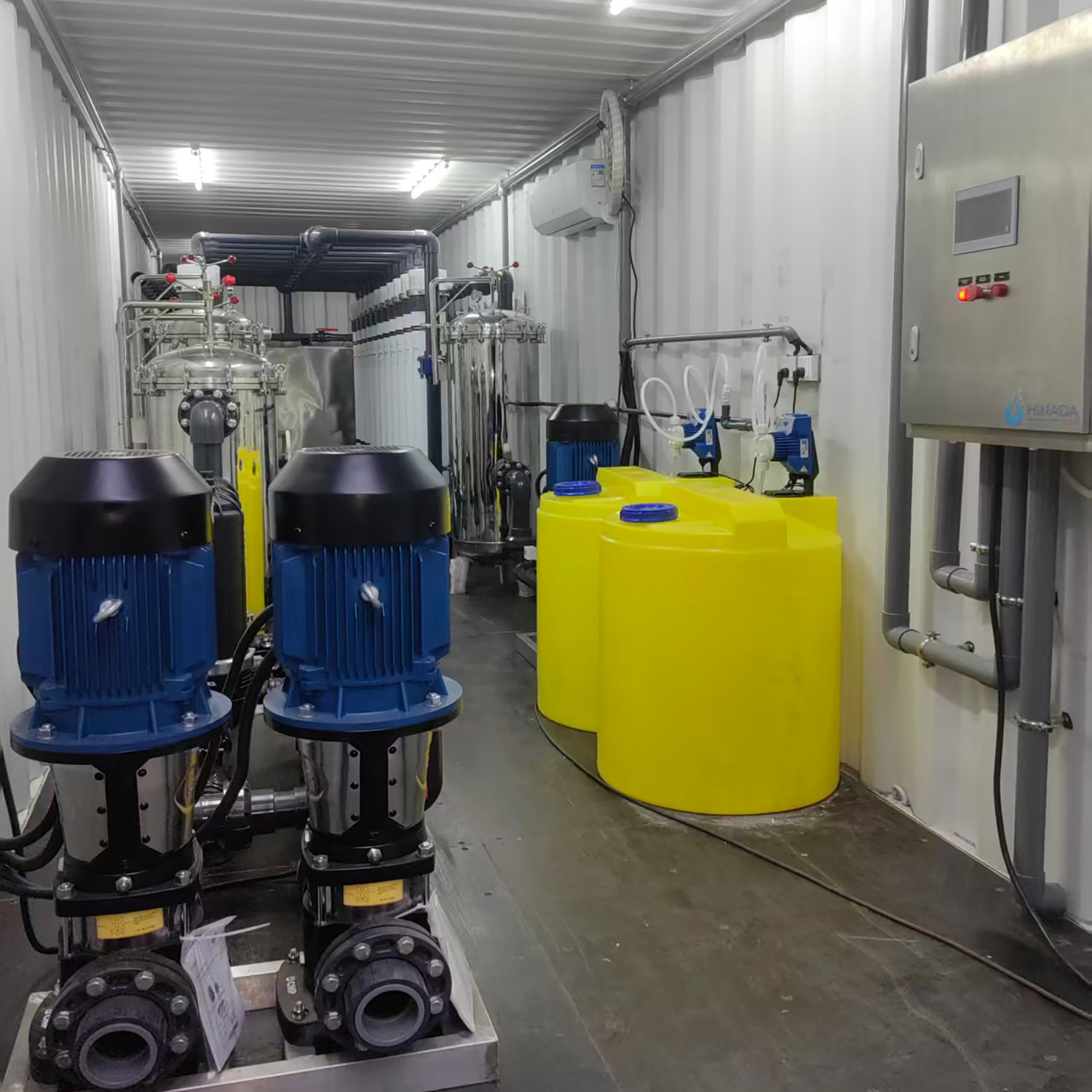 1000m3 per day Containerized Ultrafiltration System for Drinking Water Application