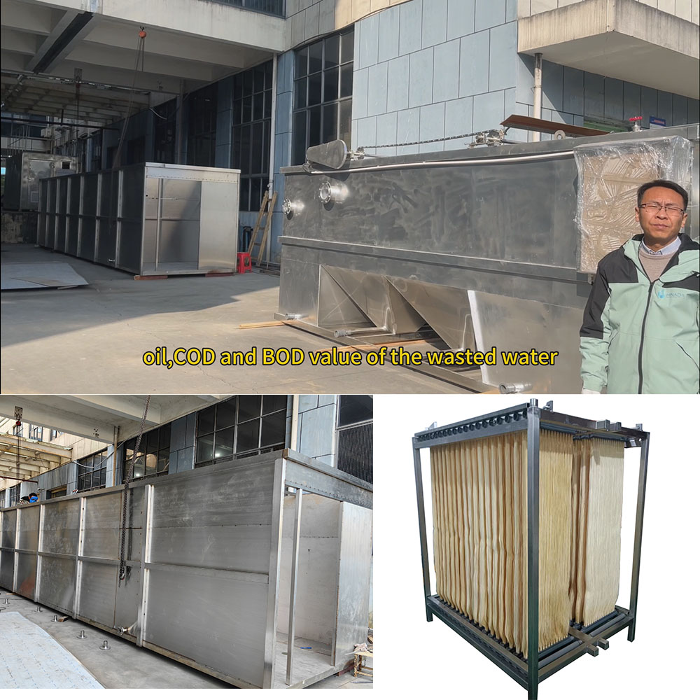 Food Factory Wastewater Treatment Equipment DAF System and Packaged MBR System