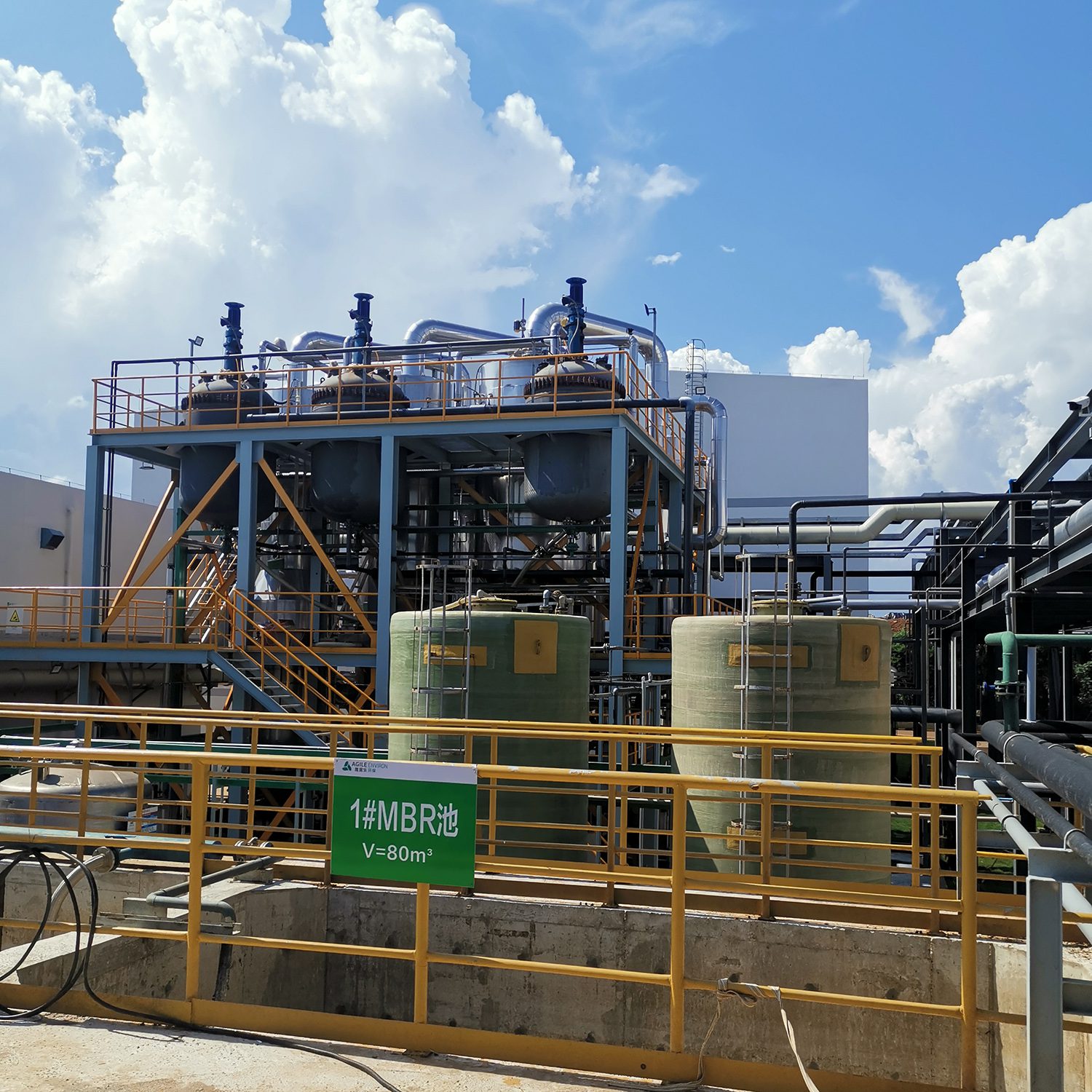 Landfill leachate treatment solution using activated sludge MBR Nano RO Membrane Technology