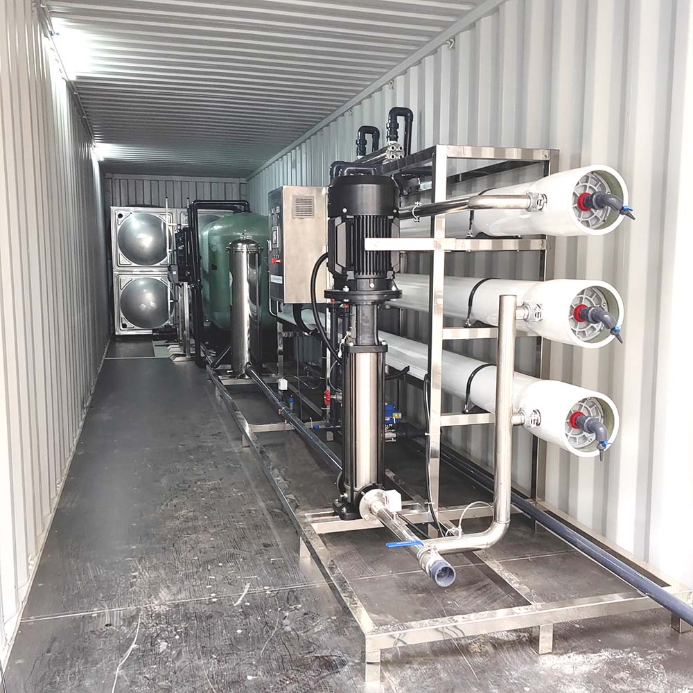 250m3/Day Integrated Drinking Water RO System In Containerized