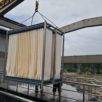 How to install the MBR membrane in Packaged MBR System moveable containerized