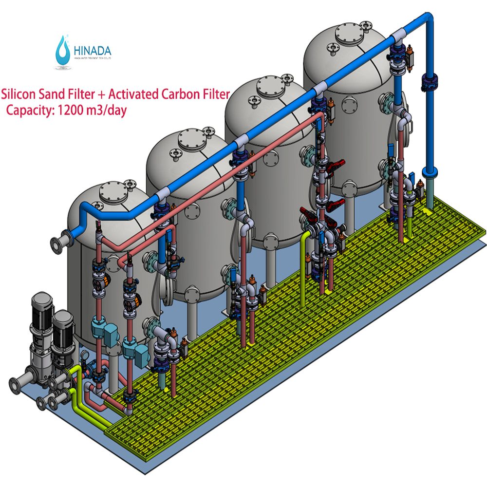 Silica Sand Filter Activated Carbon Filter