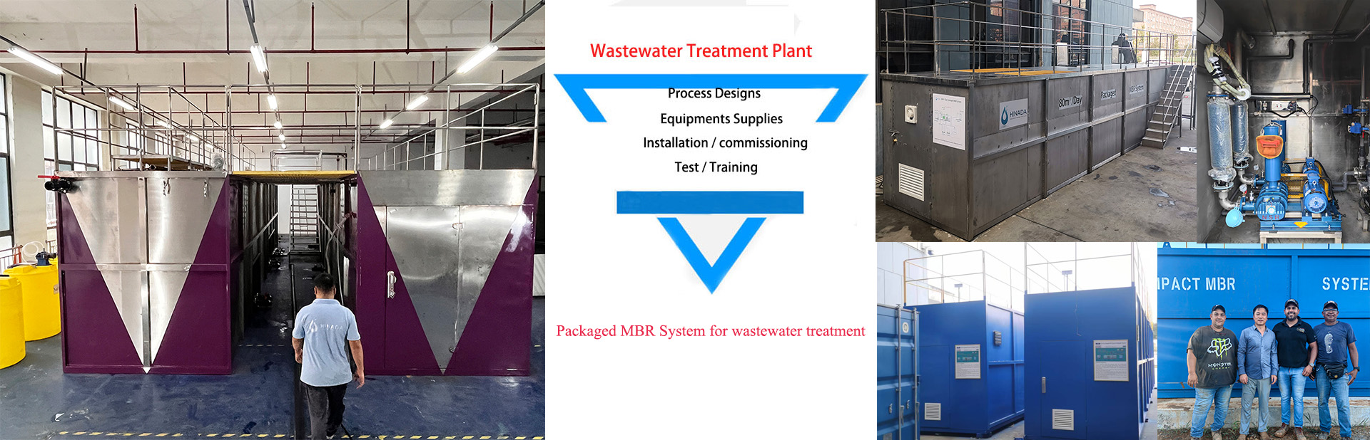 Packaged MBR System Containerized for Wastewater Treatment