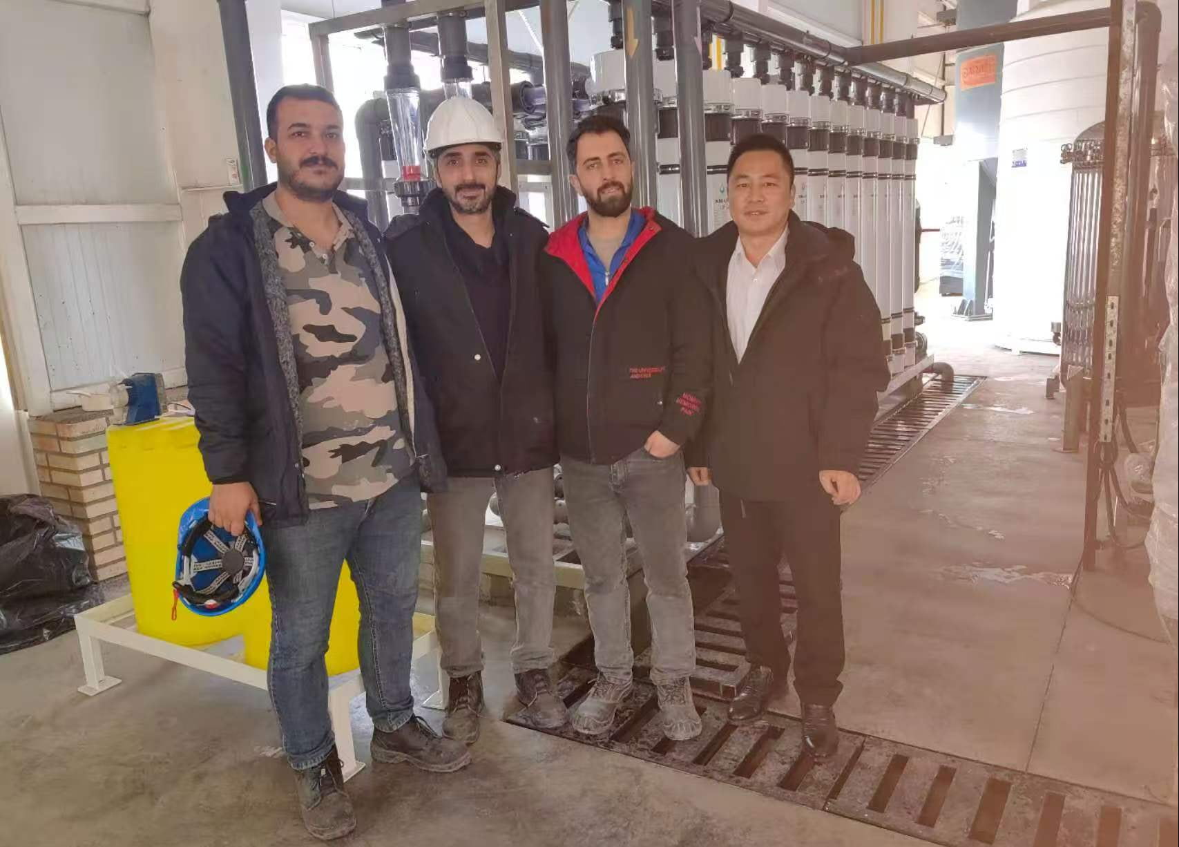 Project team from both sides at Behdash Chemical Co. site, Dec 2024 Project team from both sides at Behdash Chemical Co. site, Dec 2024