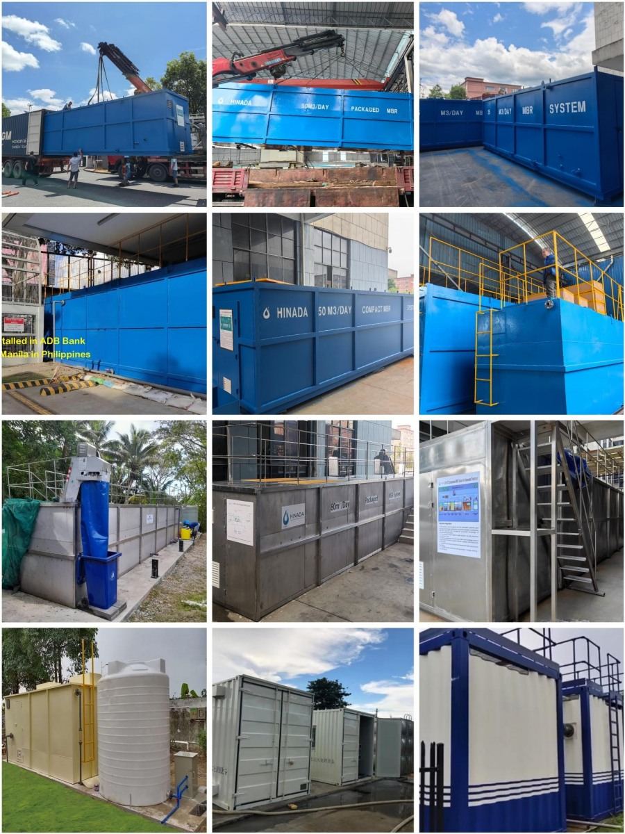 Automated Control Containerized MBR System China Automated Control Containerized MBR System China